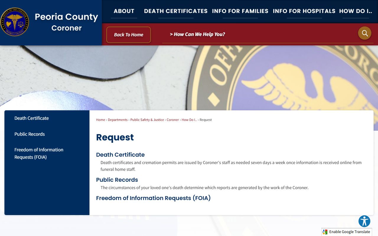 Peoria bankruptcy records Peoria County circuit clerk page