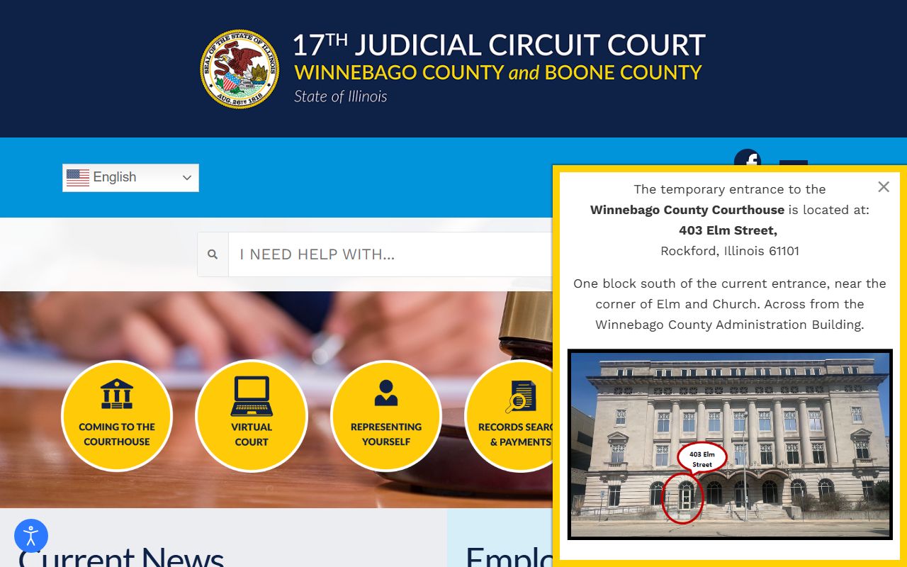 Rockford bankruptcy records Winnebago County 17th Judicial Circuit